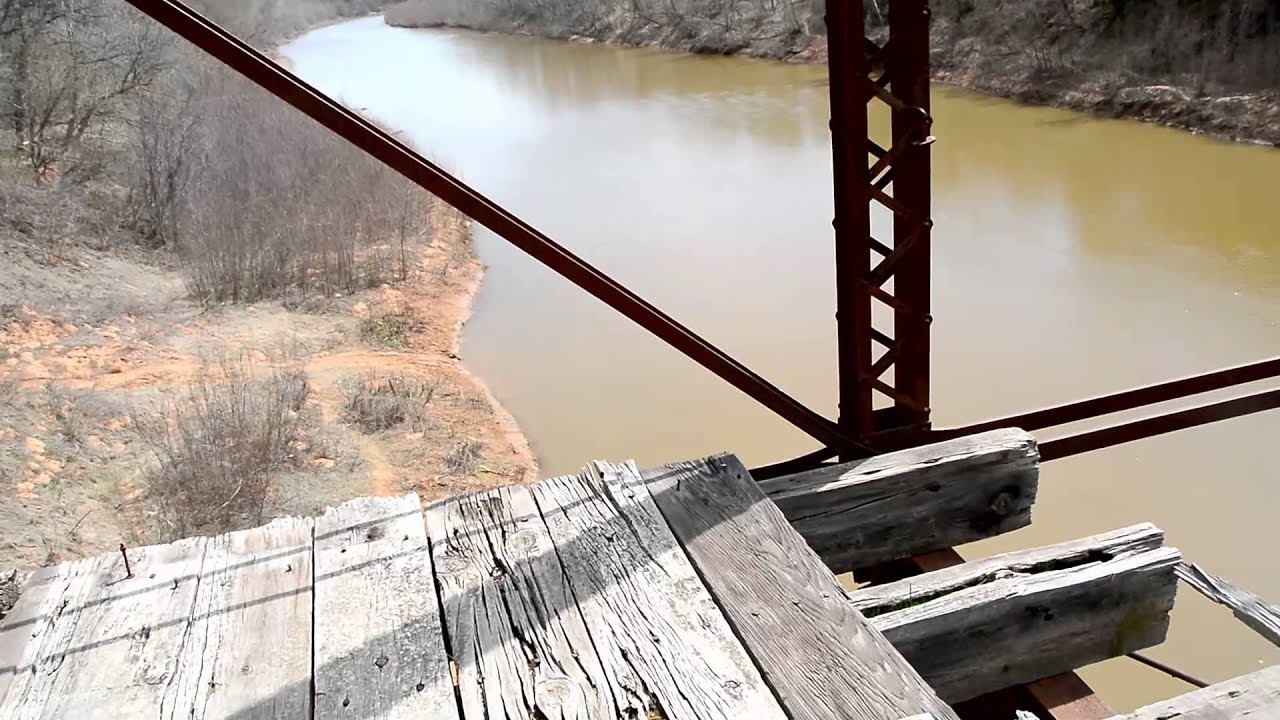 old bridge at mannsville Oklahoma YouTube