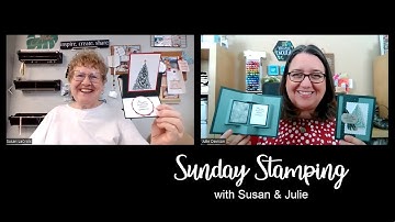 Sunday Stamping Ep 73: Pop Up Book Fold Card | Stampin’ Up! Trimming the Tree Christmas Projects
