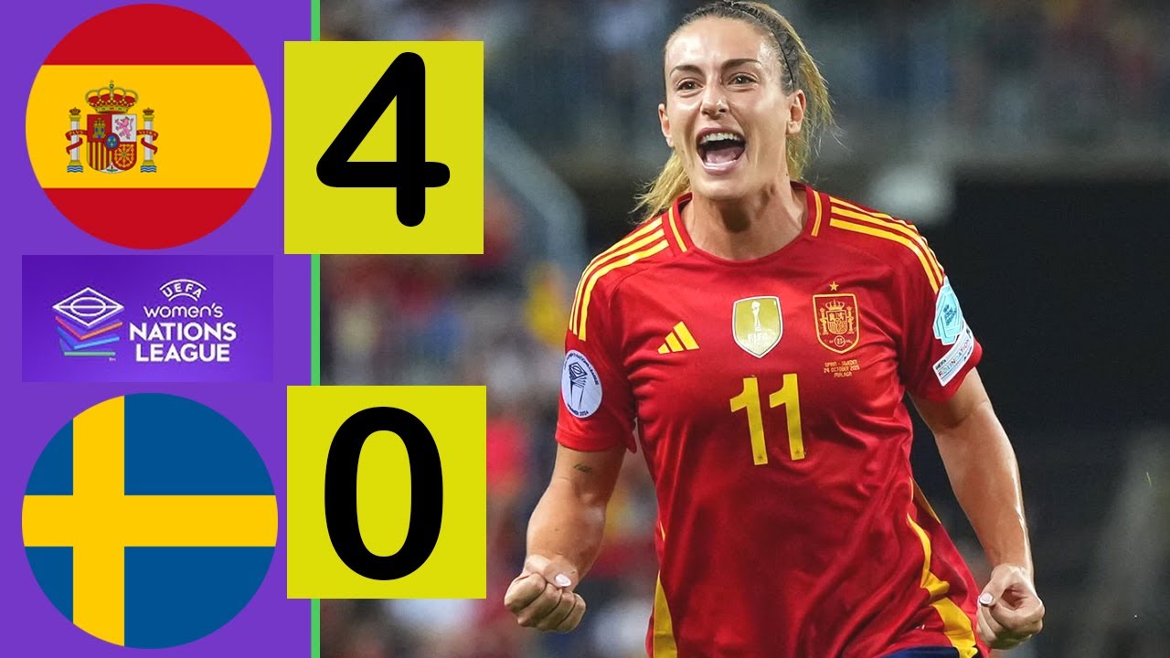 Spain vs Sweden | Women's Nations League 24-10-2025