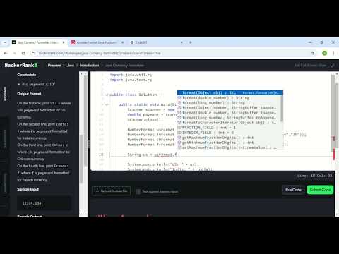 HackerRank Java code