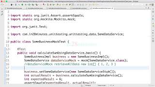 7  Step 06   Writing Unit Tests with Mocking using Mockito