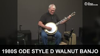 1980s Ode Style D Walnut Banjo Demo | Blue Ridge Cabin Home | Geoff Hohwald