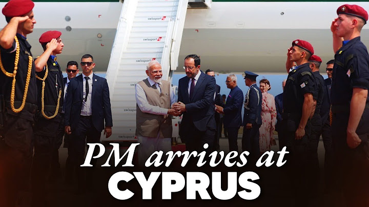 LIVE: PM Modi arrives in Cyprus