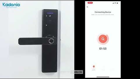 Kadonio - Setting Smart Lock L632WF