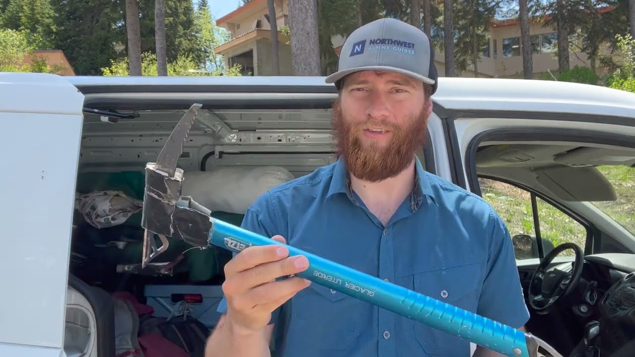 Talking point why we use smaller ice axes now