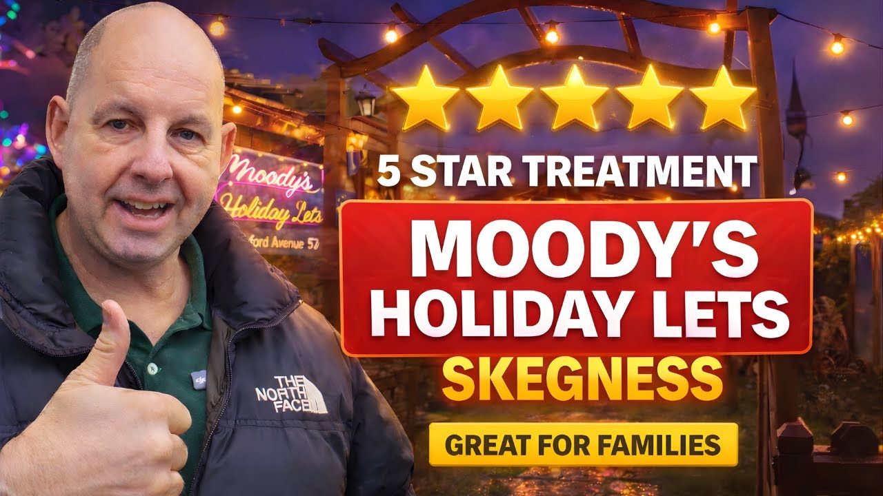 Moody’s Holiday Lets Skegness ⭐⭐⭐⭐⭐ | Семейный отдых, игровая комната и джакузи (обзор)