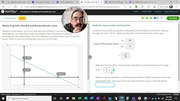 Mathia M1 Unit2 part 2 slopes parallel an perpendicular lines with math