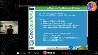 FOSS4G - Demystifing OGC APIs with GeoServer: introduction and status of implementation screenshot 4