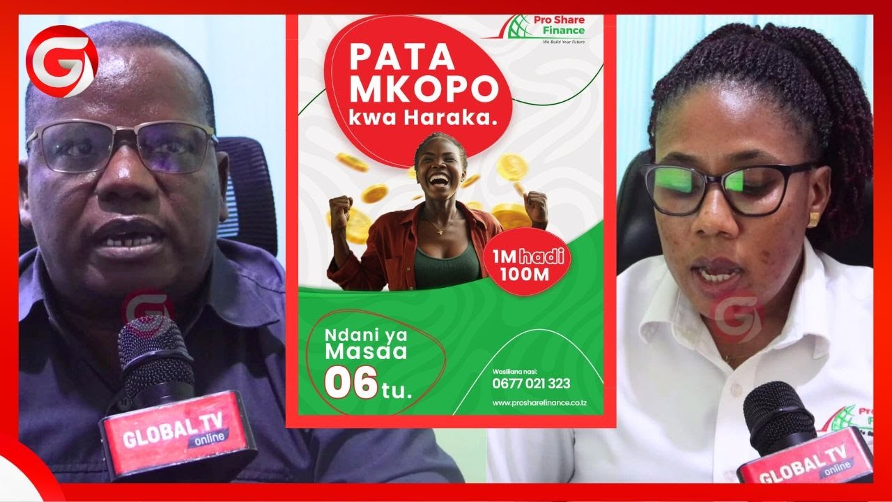 MTANZANIA AACHA KAZI BENKI na KUANZISHA KAMPUNI KUBWA ya MIKOPO PROSHARE - UNAPEWA MIL 1 - 100 CHAP