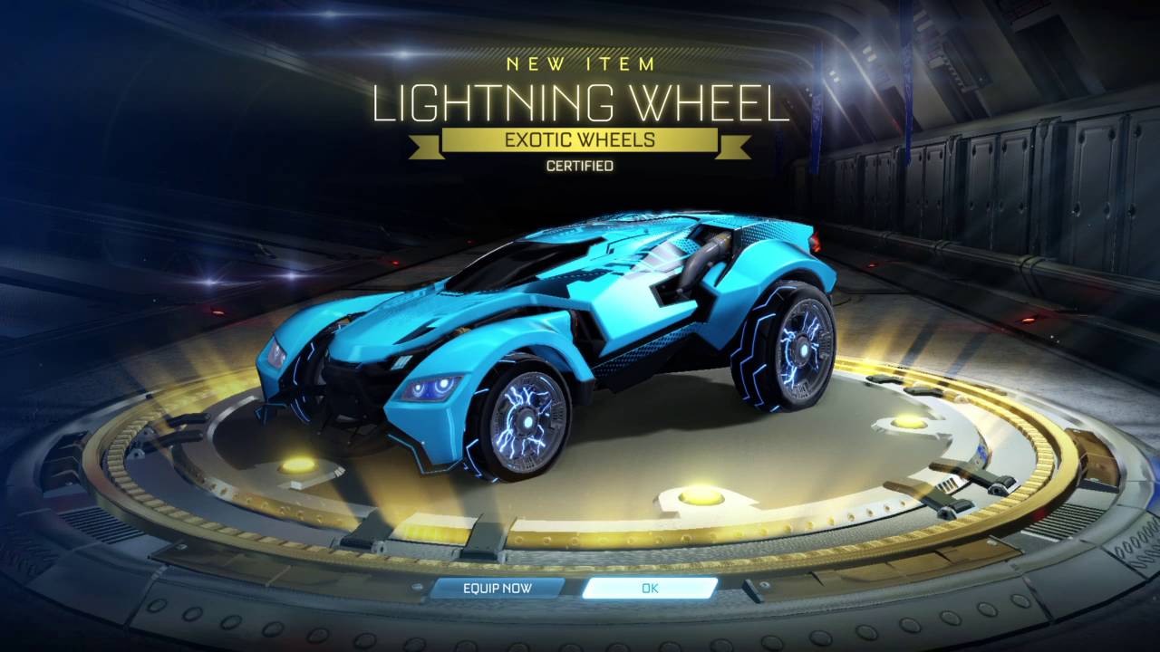 Getting Exotic Wheels Out Of A Rocket League Crate!! YouTube