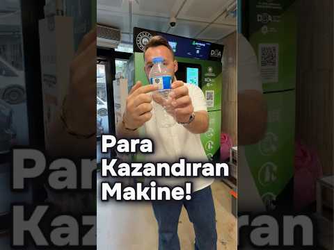 Pet şişeye para veren makine!