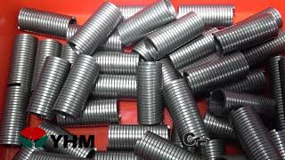 Celebrity Square Wire Compression Spring｜CNC Compression Spring Machine CF-330｜YHM Net Worth