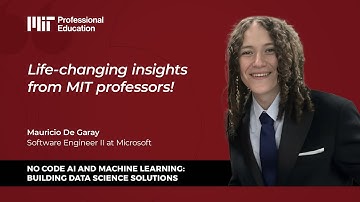 Mauricio Reviews MIT Applied Data Science Program