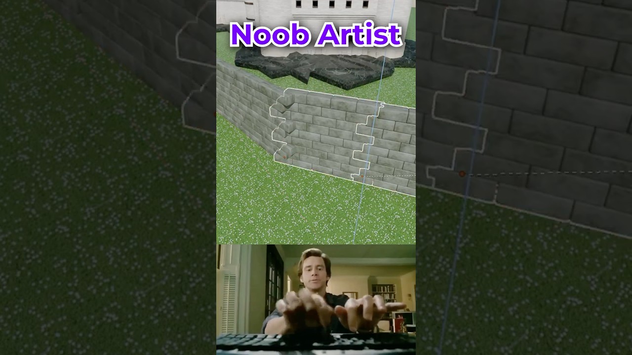 Blender Noob vs Pro: Brick Wall