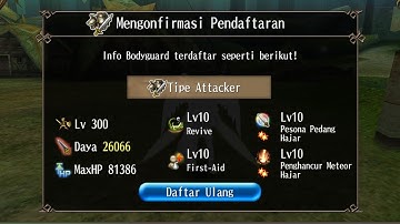 BUILD BODYGUARD 2H TORAM ONLINE CAP 300 MERCENARY