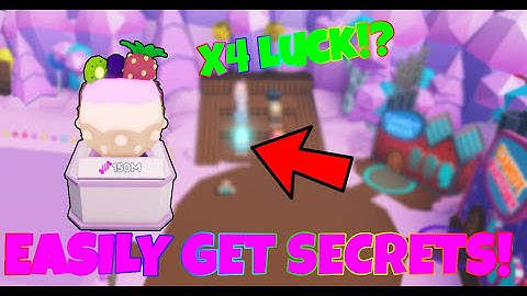 How to HATCH SECRET PETS EASILY! (🍀4X LUCK!) | Mining Simulator 2