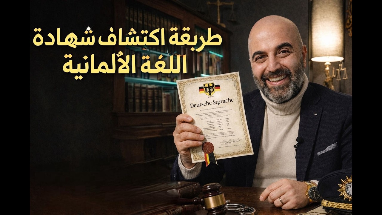 لأول مرة كشف طريقة شهادة اللغة الألمانية‼️