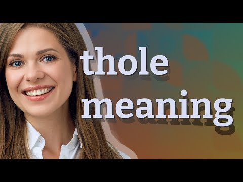 Tholu Meaning In English