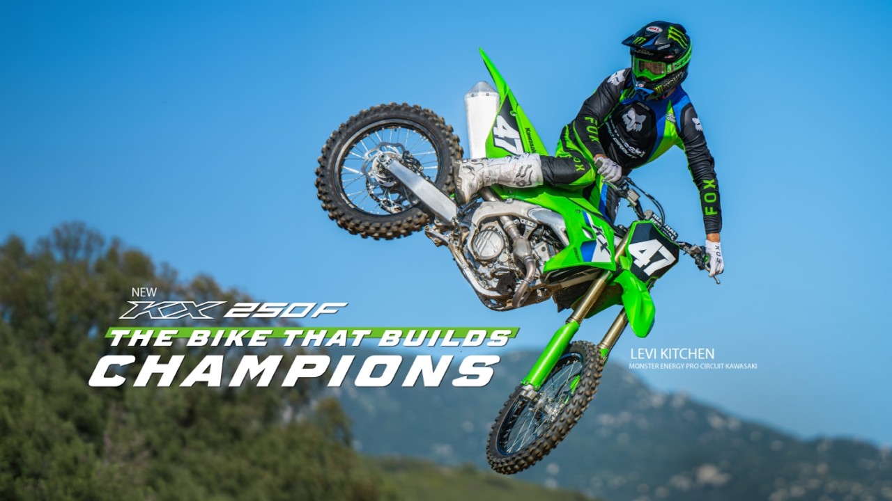 KX250F 社外ローシート ＳＤＧ エンデューロ モトクロス THE BIKE THAT BUILDS CHAMPIONS｜新型 KX250F #Kawasaki #KX - YouTube