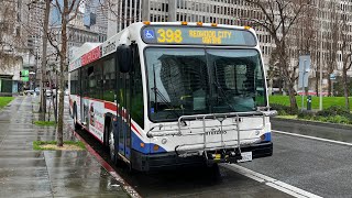 ⁴ᴷ⁶⁰ Discontinued | SamTrans 2013 Gillig BRT HEV 40' #719 on Route 398