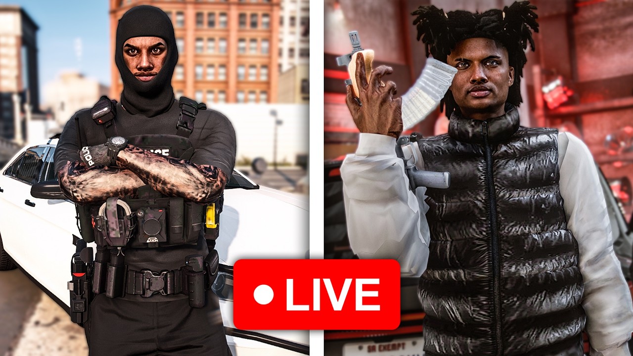 Living in the STREETS CHICAGO in GTA 5 RP! (LIVE - Day 2)