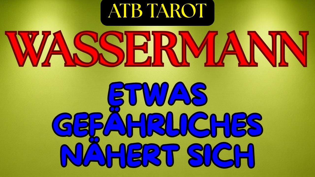 WASSERMANN: Eine Spirituelle Warnung Erscheint… Sei Vorsichtig Mit Jemandem Ganz In Deiner Nähe