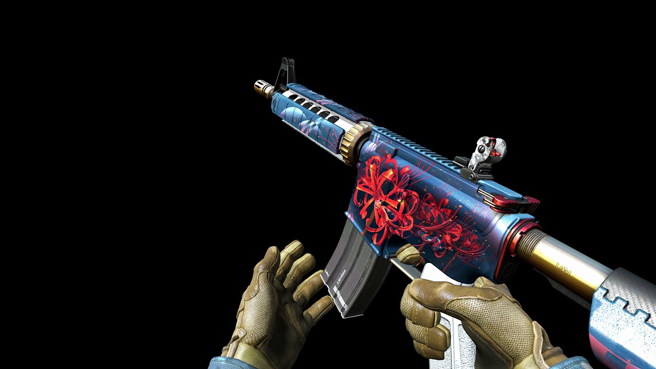 CSGO | M4A4 | Spider Lily | Operation Riptide Case - YouTube