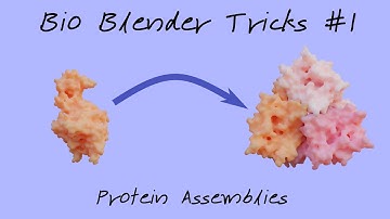 Bio Blender Tricks Protein Assembly