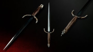 Making an Assassin Knife From a Rusty Spring