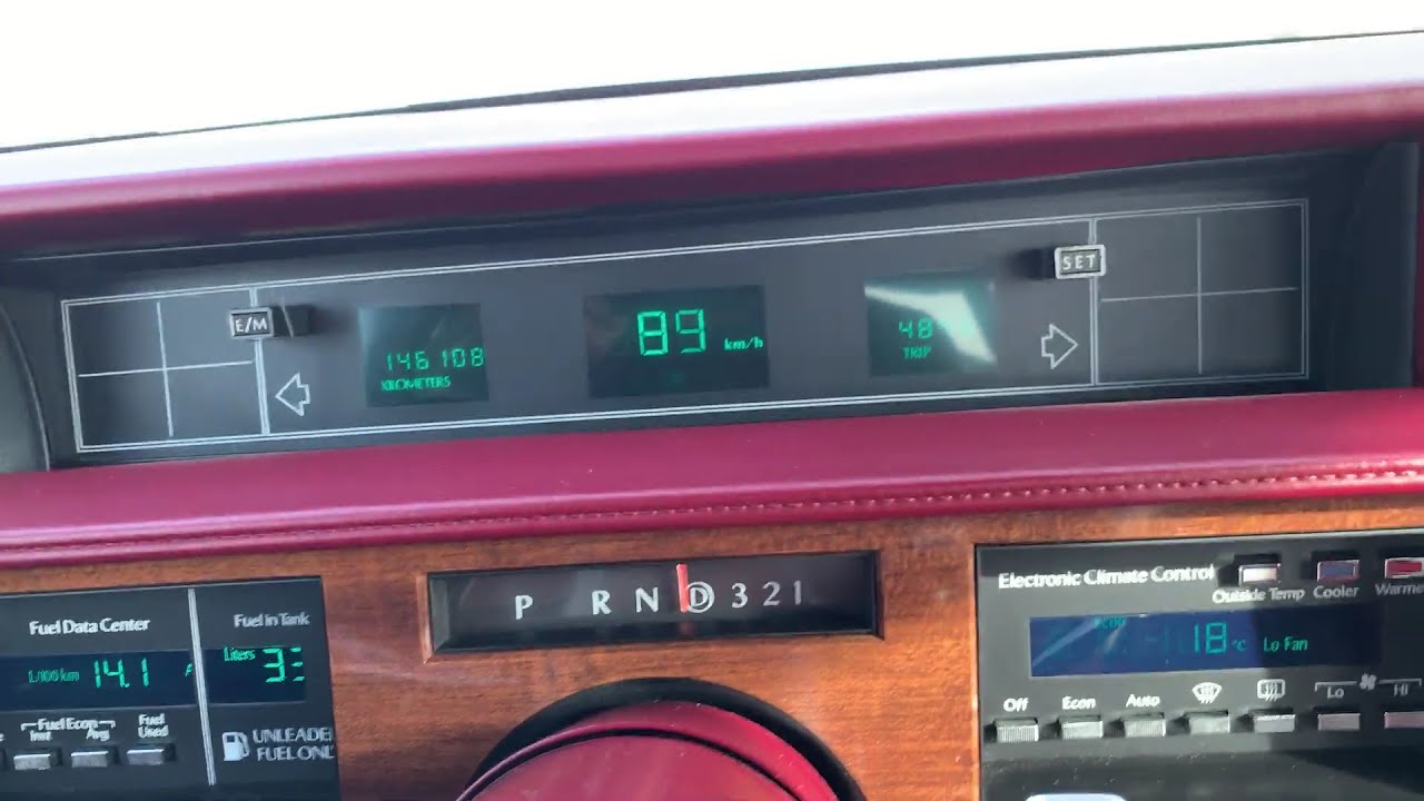 1988 Cadillac Deville Sedan 4.5 0-100 kmh