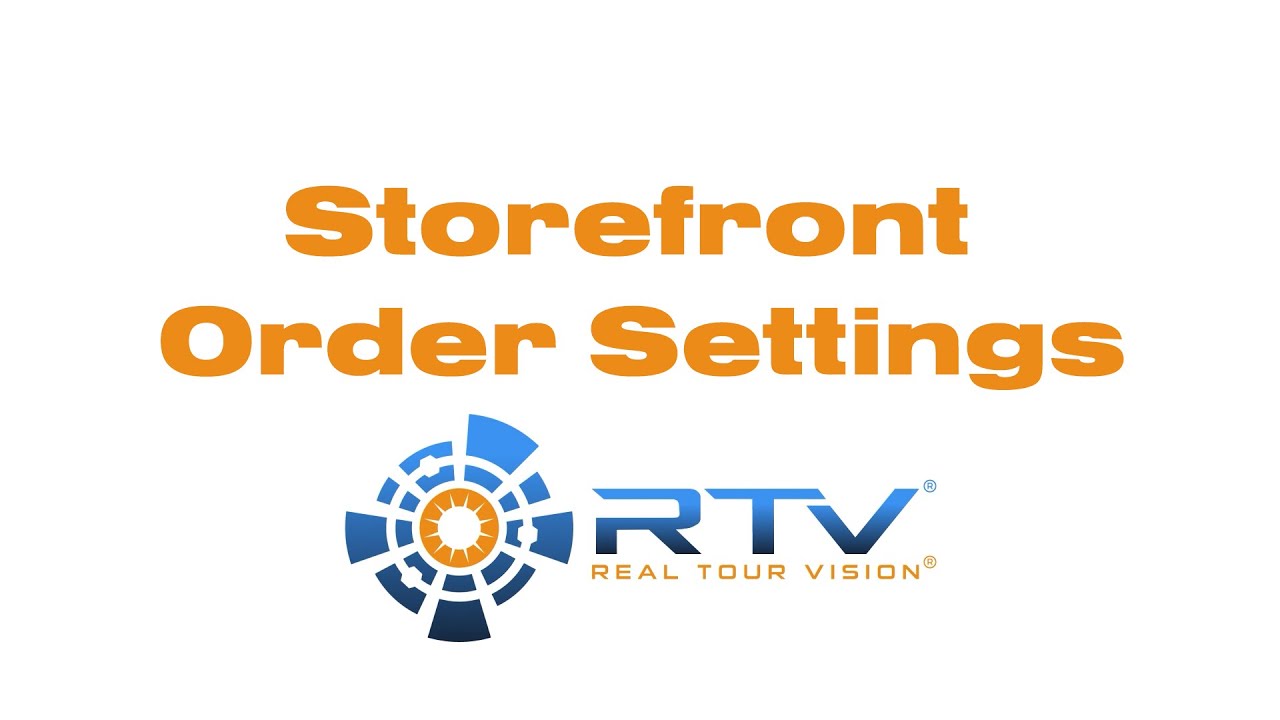 Storefront - Order Settings - YouTube