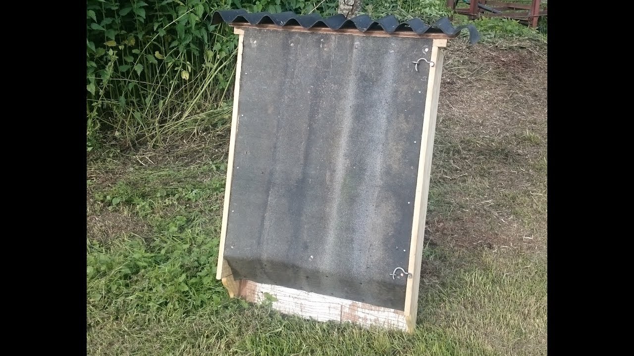 Maison Pour Chauves-Souris En Bois Composite - Double Chambre, Résistante Intempéries, Installation Facile Jardin