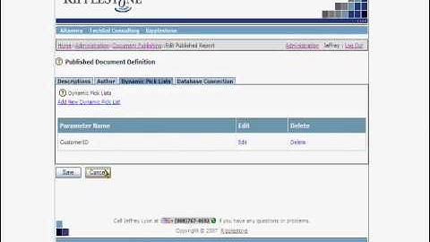 UserID Token with a Dynamic Pick List
