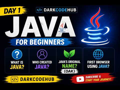 ☕ Java Day 1: What is Java? | History of Java, Creator & Original Name | Java for Beginners