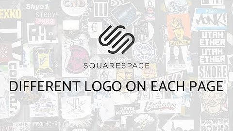 Different Logo on Each Page Squarespace | Brine Template