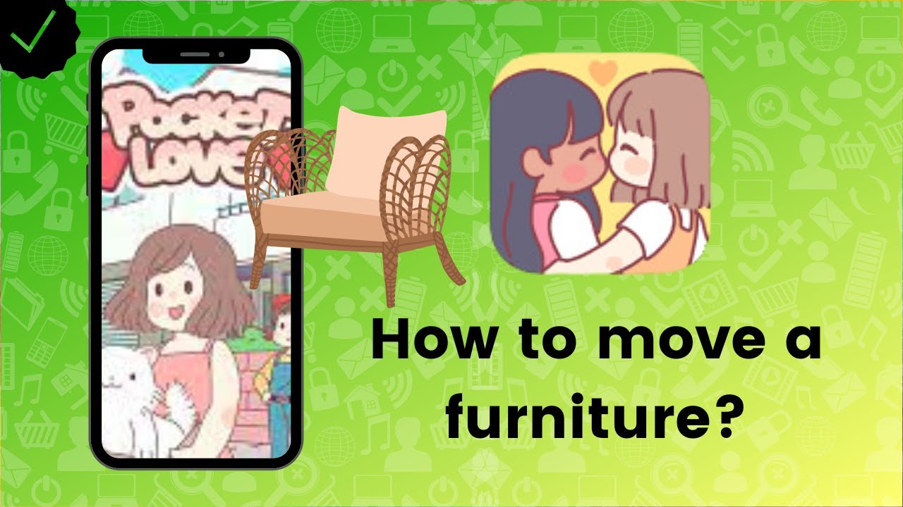 How to move a furniture on Pocket LoveCute Life Sim? YouTube