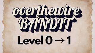 Bandit by OverTheWire | Level 0 to 1 | Linux Tutorials for Beginners