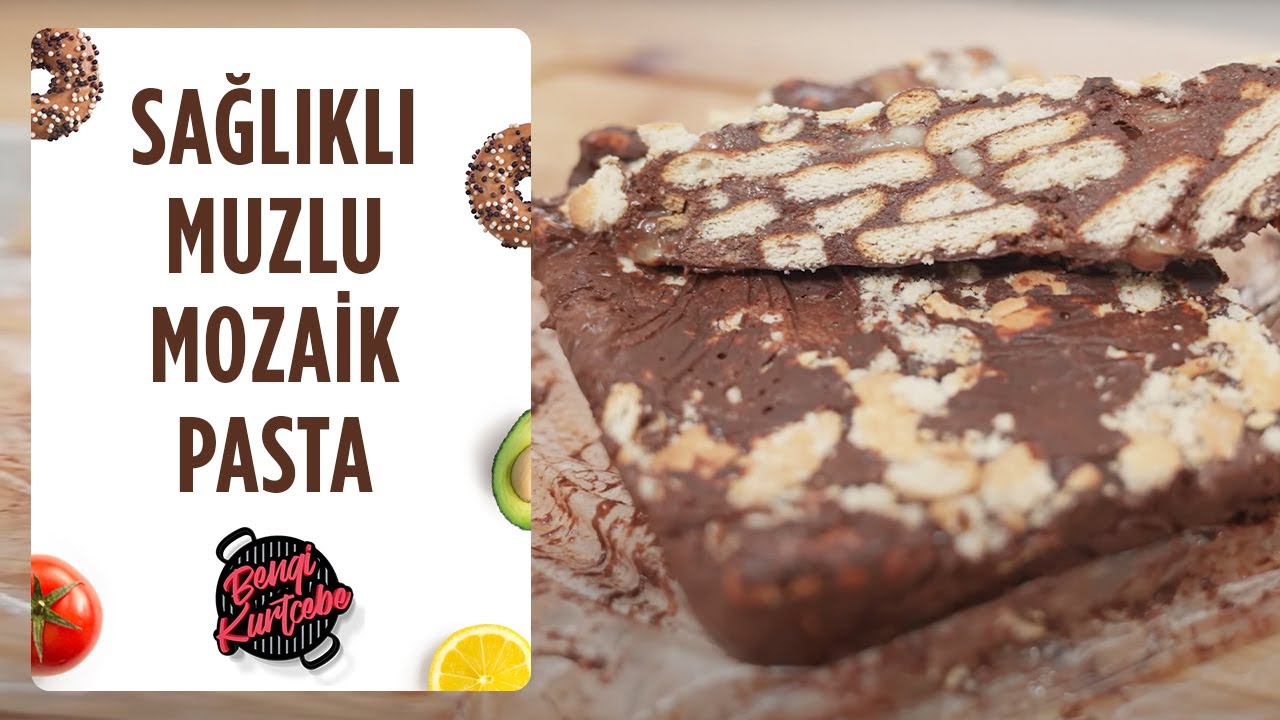Muzlu Mozaik Pasta Proteinli Sağlıklı Tatlı Tarifi YouTube