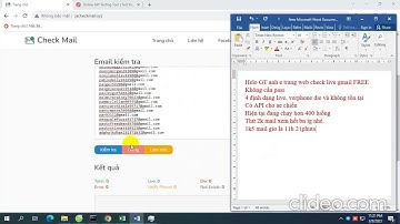 Web check live gmail không pass đa luồng FREE (jacheckmail.xyz)