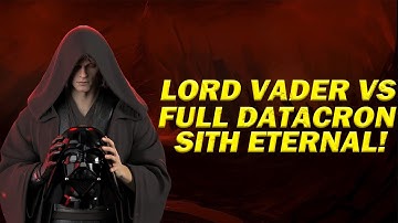 LORD VADER VS FULL DATACRON SITH ETERNAL WITH MALGUS!! CAN LV BEAT THEM?? Galaxy of Heroes.
