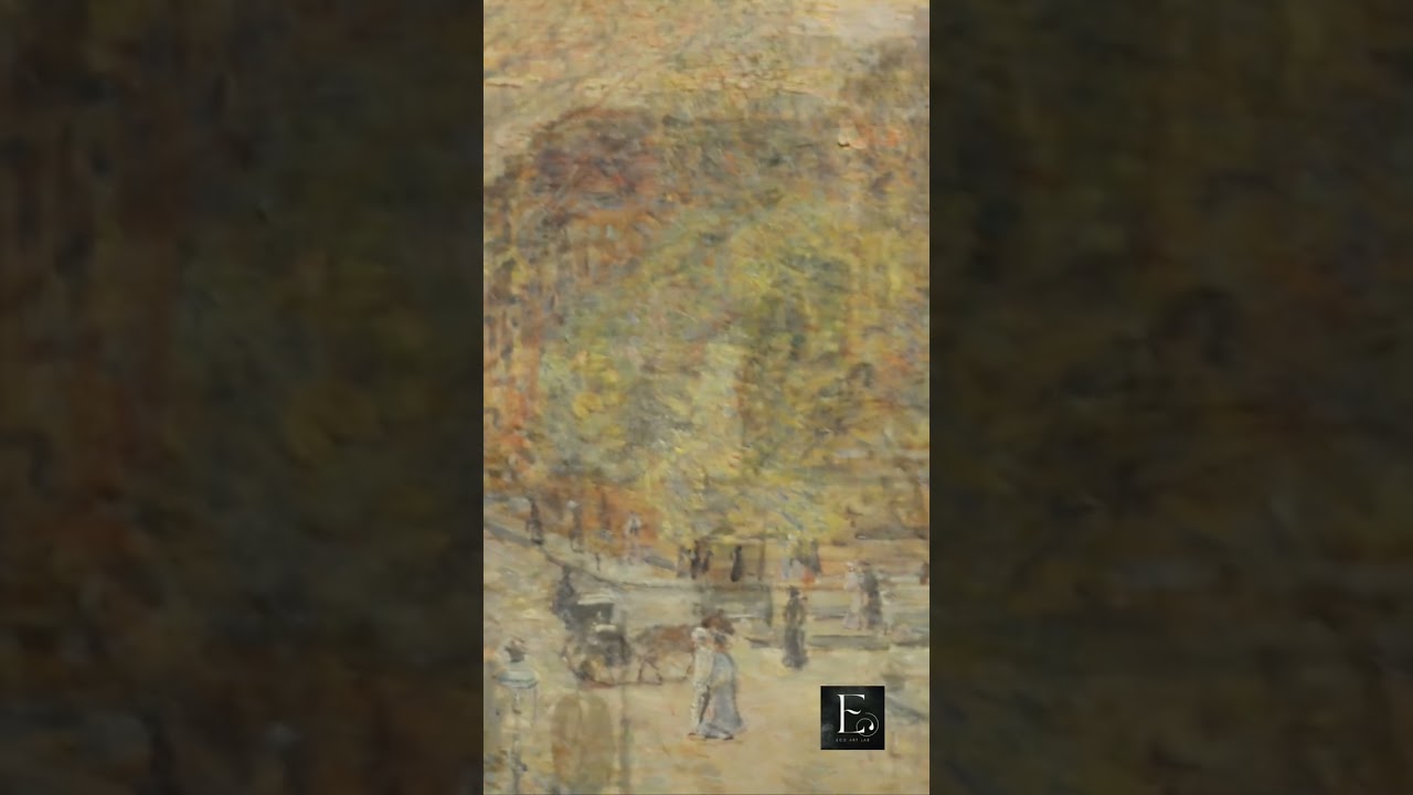 Hassam Painted Modern New York