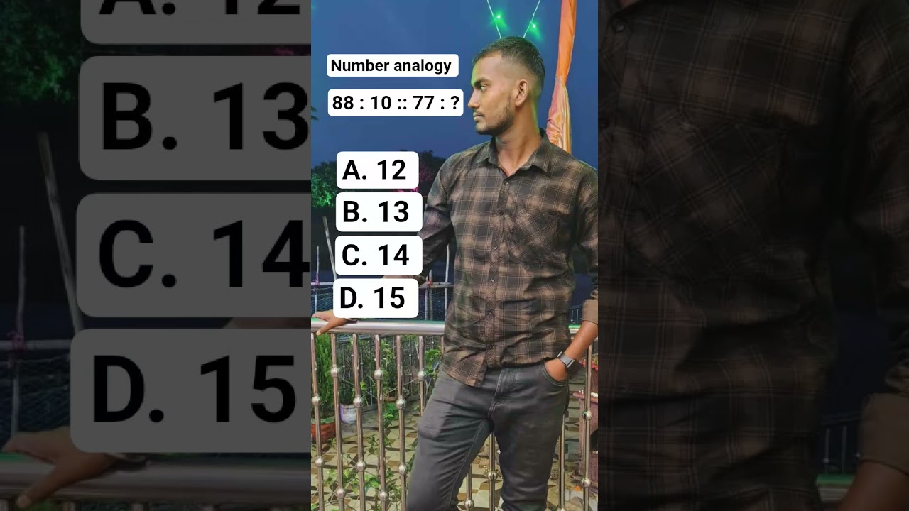 Number Analogy System Question 