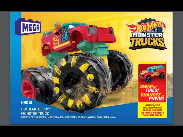 Mega construx Hot Wheels Monster Trucks Pista Demo Derby