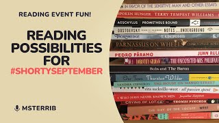 #ShortySeptember Reading Possibilities!