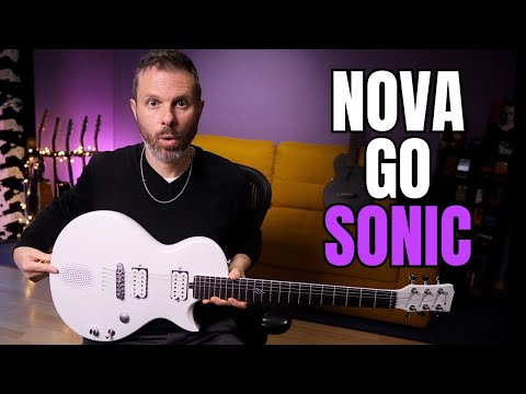 NO AMP, NO PEDALS! this guitar makes it's OWN sounds!