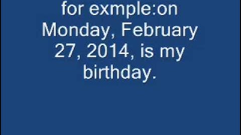 i can use commas with dates