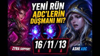 Yeni Rün ADC'lerin Düşmanı mı? | Zyra Support Carry Oldu!