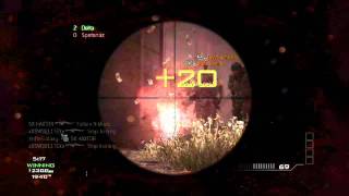 MW3 6 man killfeed barret