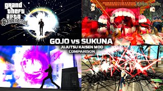 GTA San Andreas - Gojo VS Sukuna Jujutsu Kaisen Mod Comparison