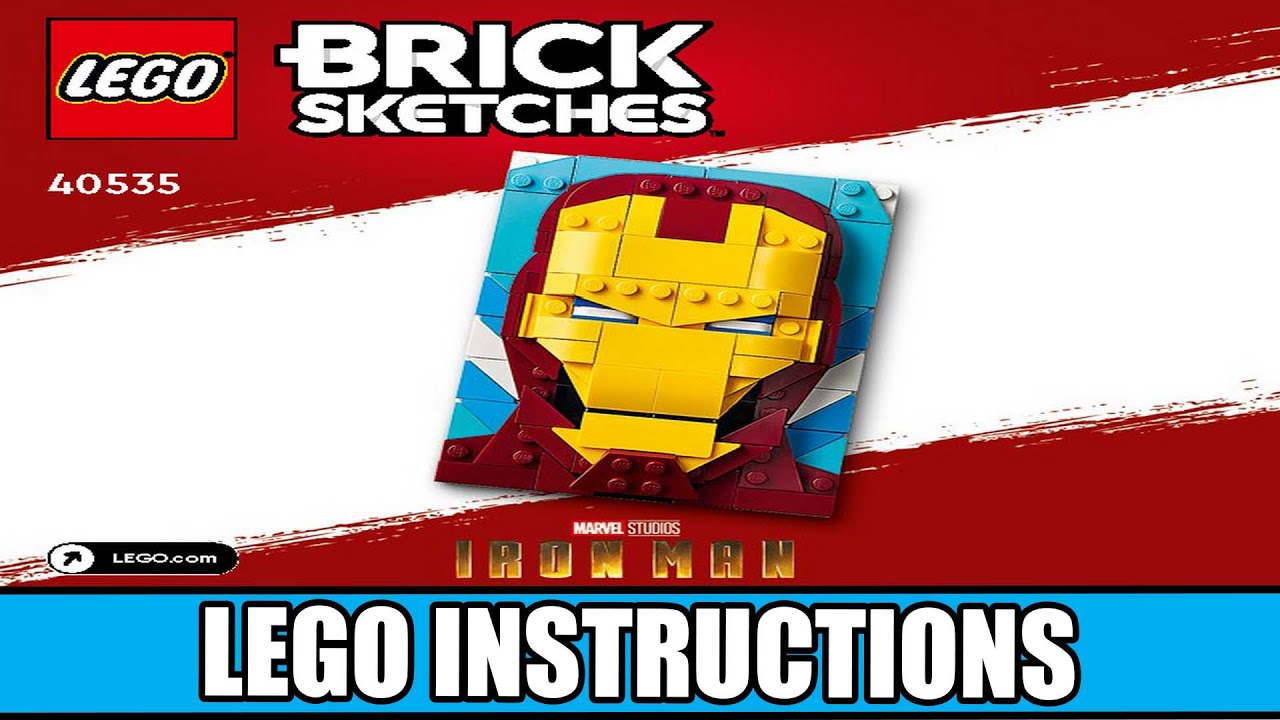 Brick Sketches - Iron Man LEGO instructions